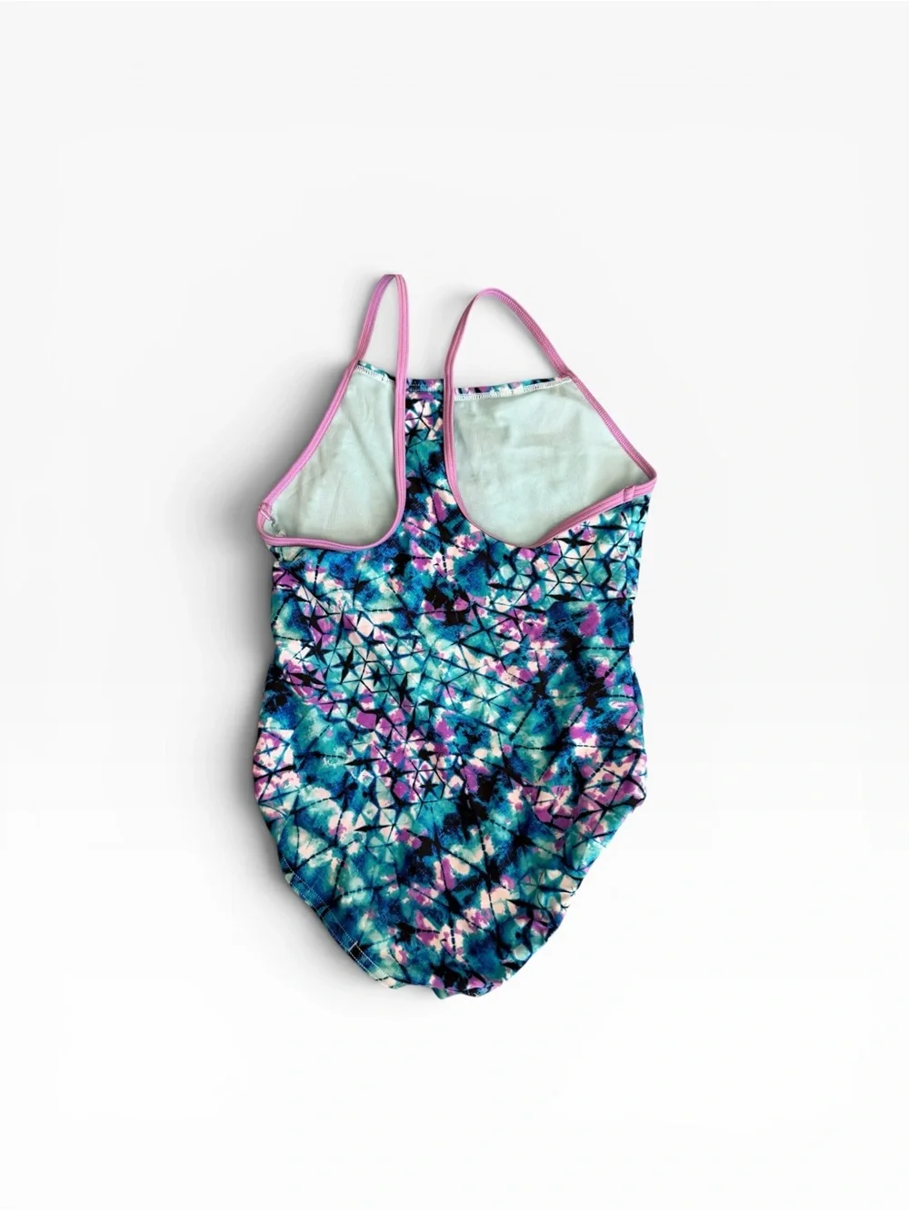 Speedo Kids One-Piece Swimsuit in Blue, Purple & Pink